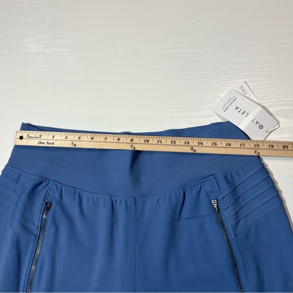 Athleta Venice Moto Jogger Womens 1X Blue Ankle Cuffed - Picture 8 of 15
